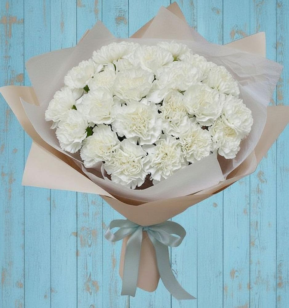 Букет цветов из: Гвоздики в Сафоново Смоленской области