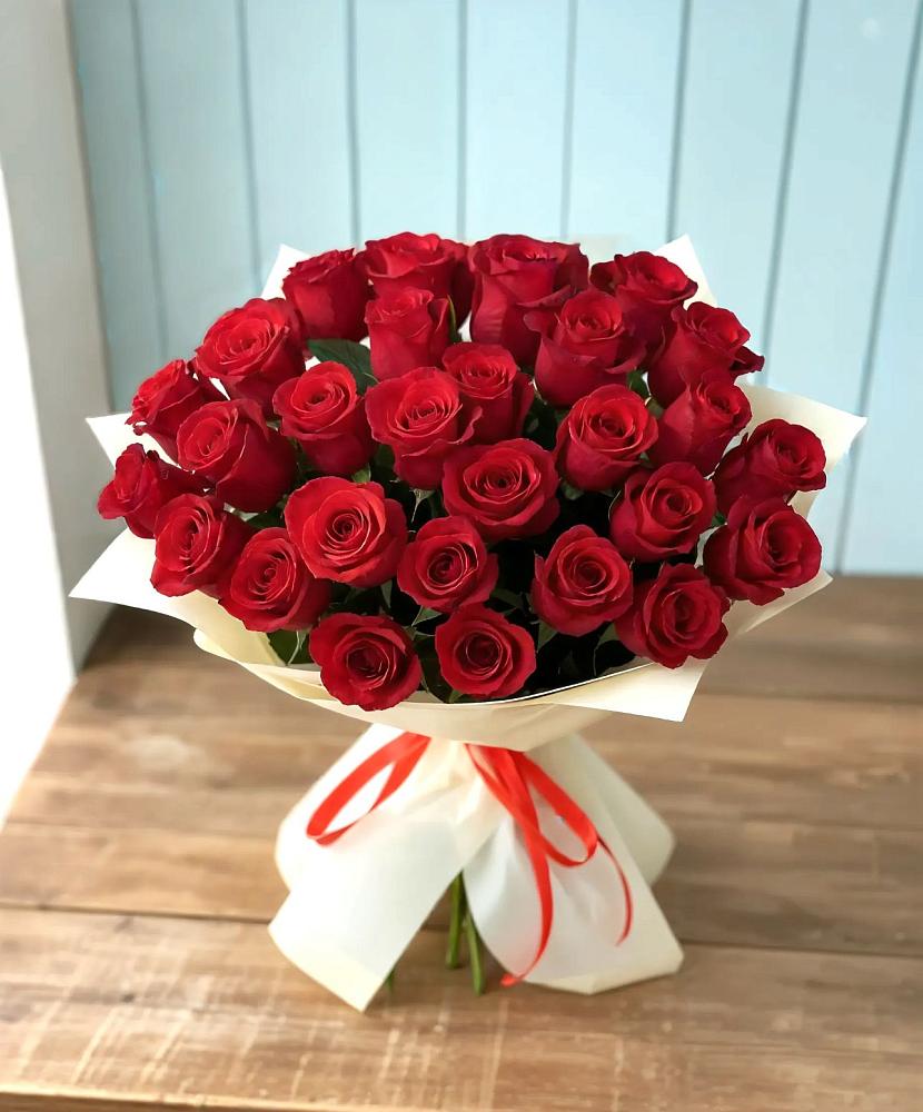 Букет 29 Красных роз в Сафоново Смоленской области