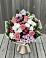 Букет цветов из: Альстромерии, Гвоздики, Розы и Хризантемы в Сафоново Смоленской области