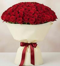 Букет 101 Красная роза Милано в Сафоново Смоленской области