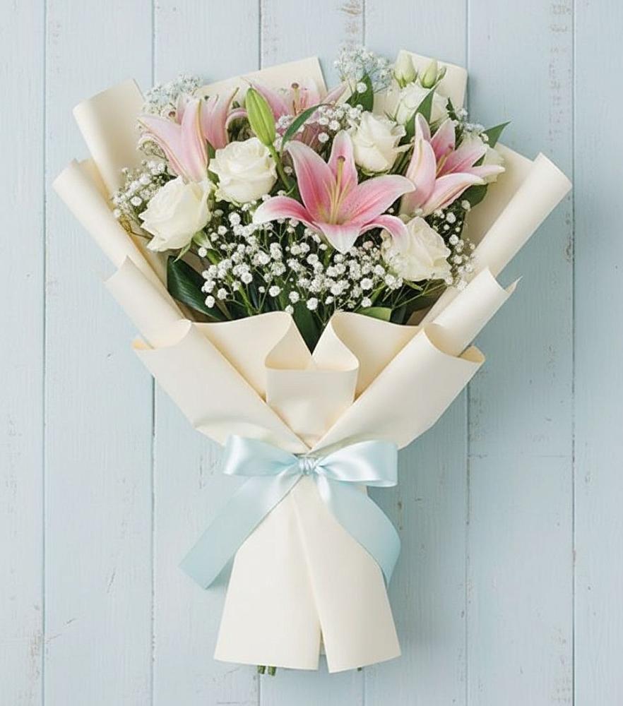 Букет цветов из: Лилии в Сафоново Смоленской области