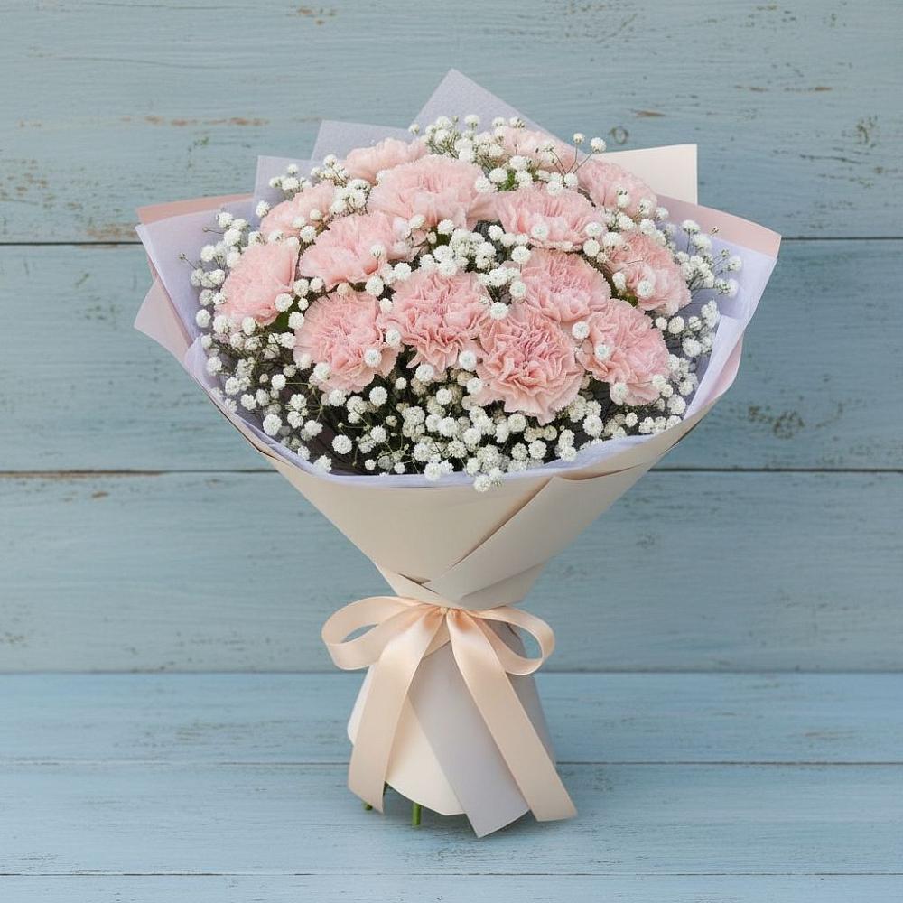 Букет цветов из: Гвоздики в Сафоново Смоленской области