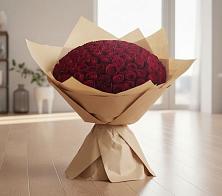 Букет 101 Красная роза в Сафоново Смоленской области