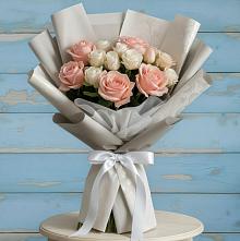 Букет цветов из:  Розы #REPLACE_PRED# Сафоново Смоленской области