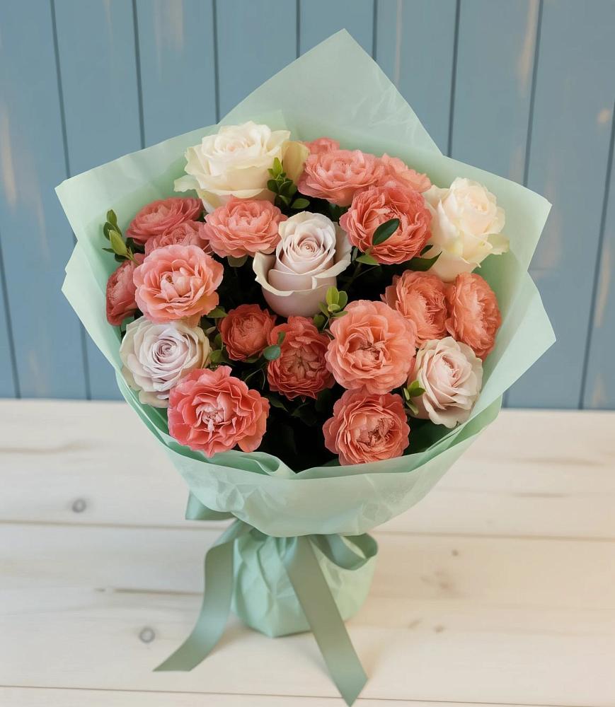 Букет цветов из: Розы в Сафоново Смоленской области