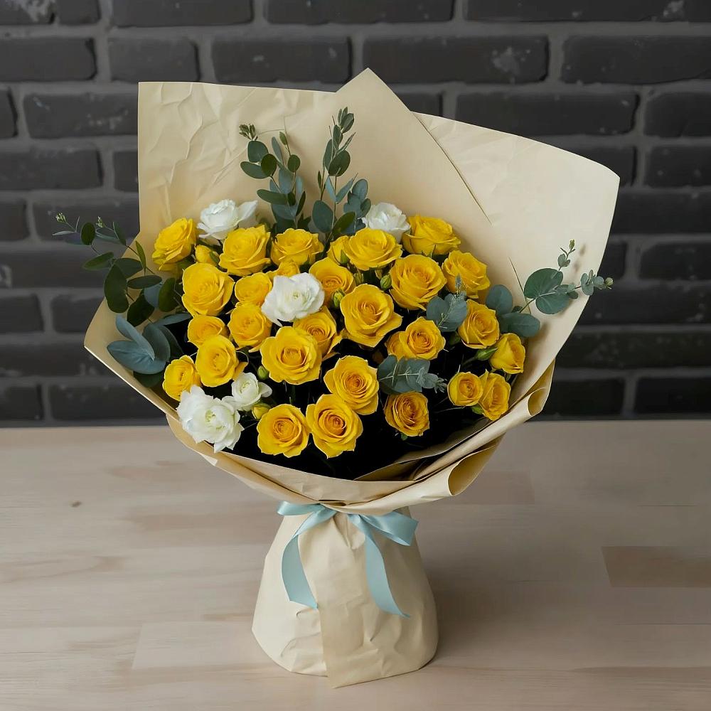 Букет цветов из: Розы в Сафоново Смоленской области