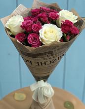 Букет цветов из:  Розы #REPLACE_PRED# Сафоново Смоленской области