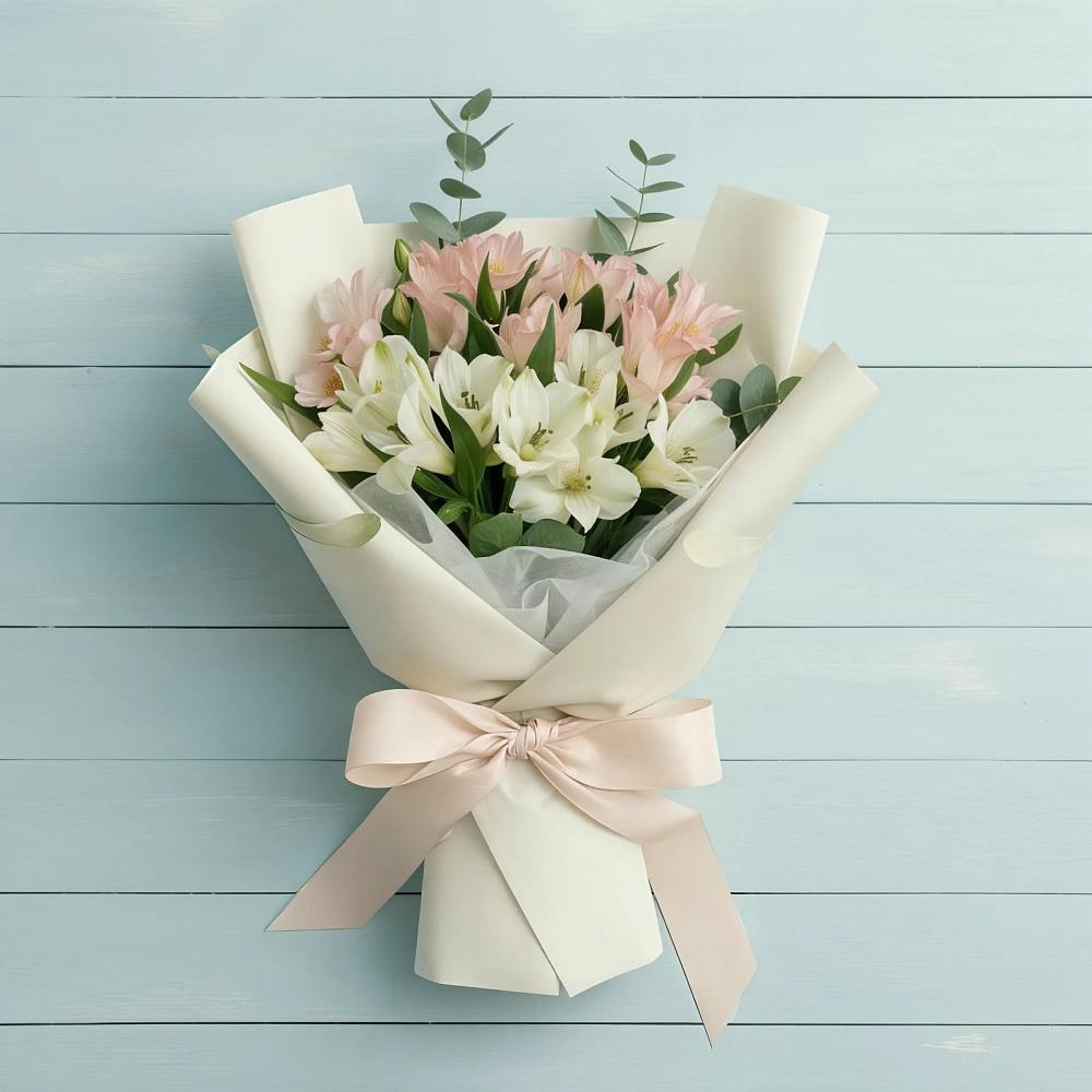 Букет цветов из: Альстромерии в Сафоново Смоленской области