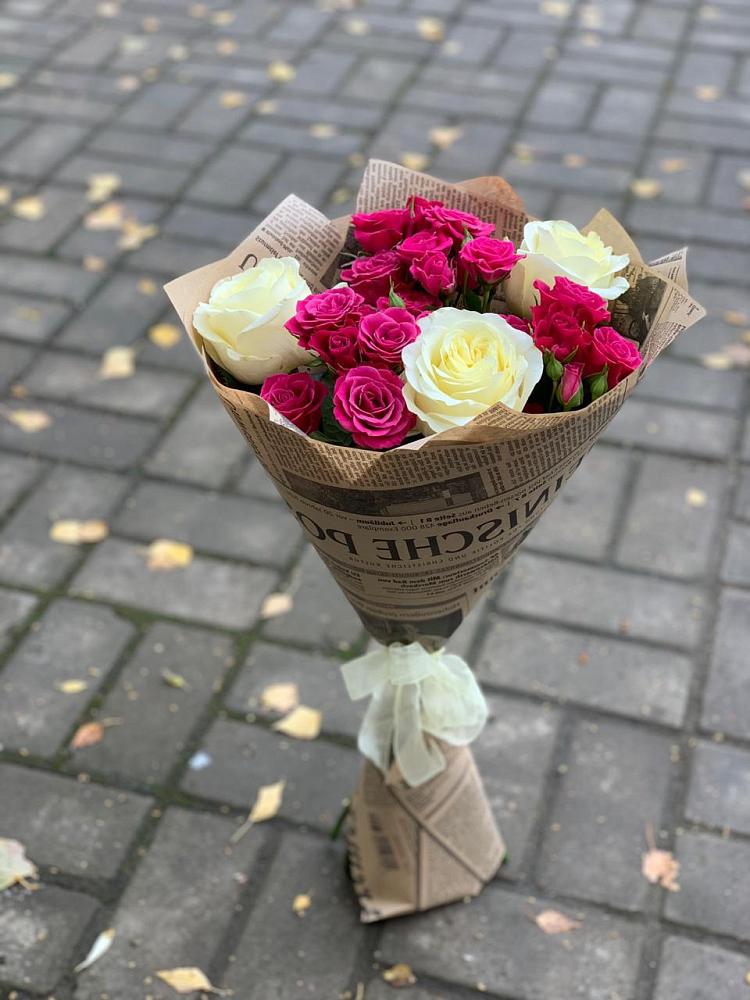 Букет цветов из: Розы в Сафоново Смоленской области