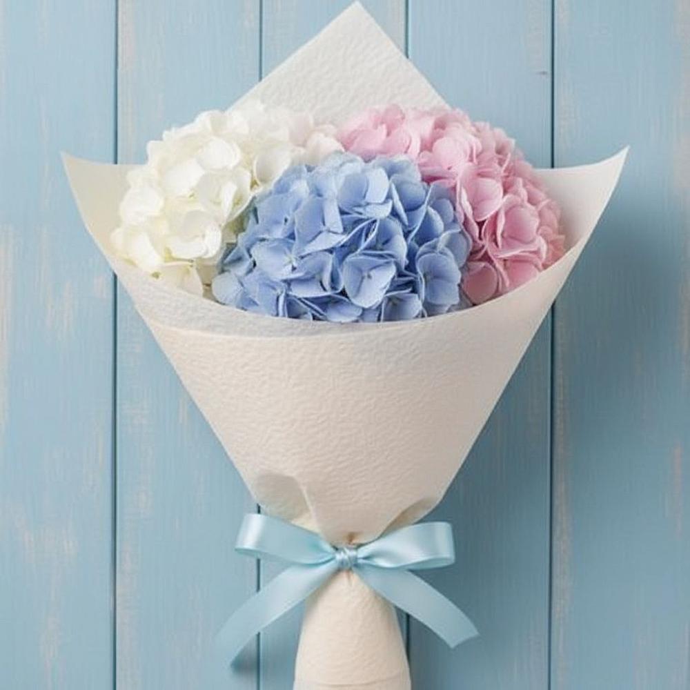 Букет цветов из: Гортензия в Сафоново Смоленской области