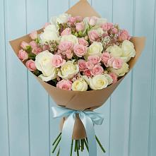 Букет цветов из:  Розы в Сафоново Смоленской области